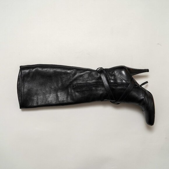 Miu Miu Knee High Kitten Heel Boots - Picture 13 of 15